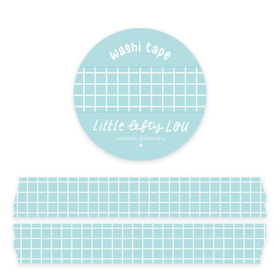 Washi Tape - Blue Grid