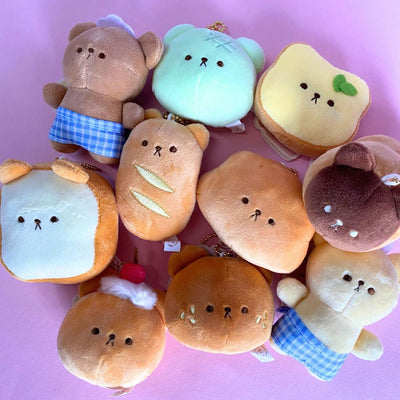 KumaKuma Bakery Plush Sleutelhanger - Kies je soort