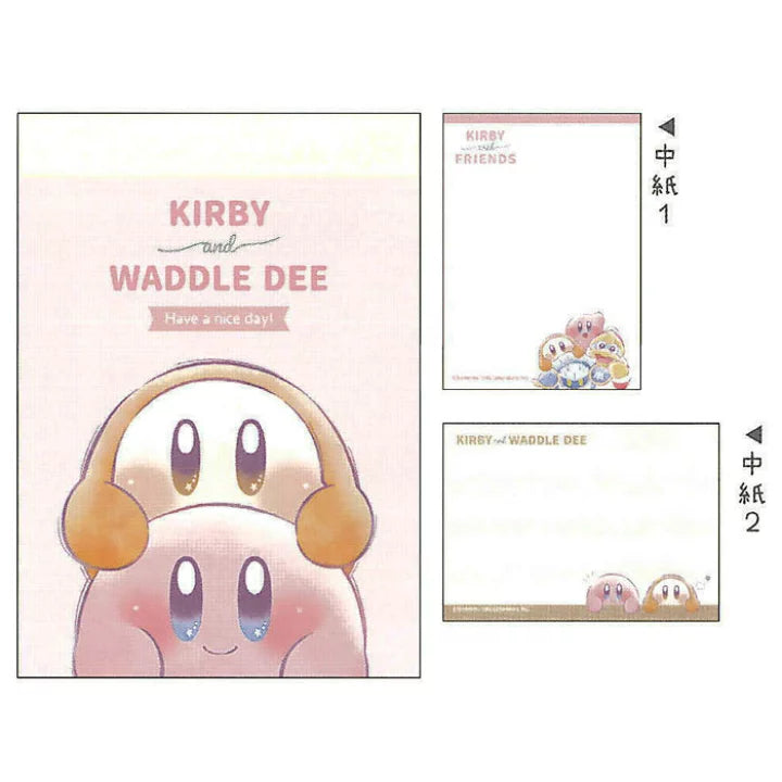 Memoblok klein - Kirby & Waddle Dee - Friends