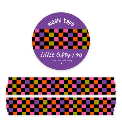 Washi Tape - Halloween Plaid - Little Lefty Lou