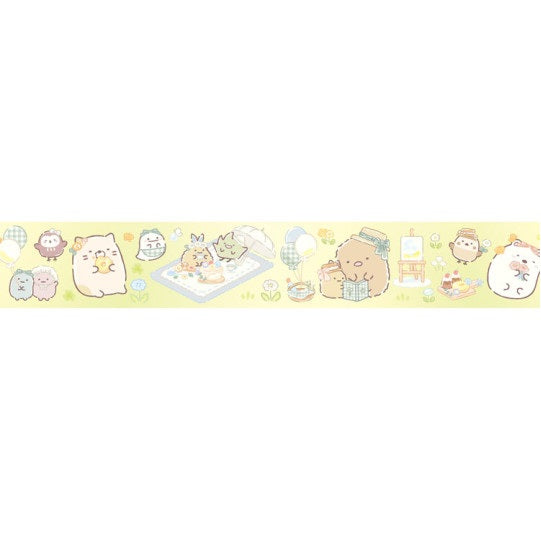 Sumikko Gurashi Glitter Washi Tape - Picknick