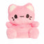 Strawberry Meowchi Palm Pal Plush - 13 cm