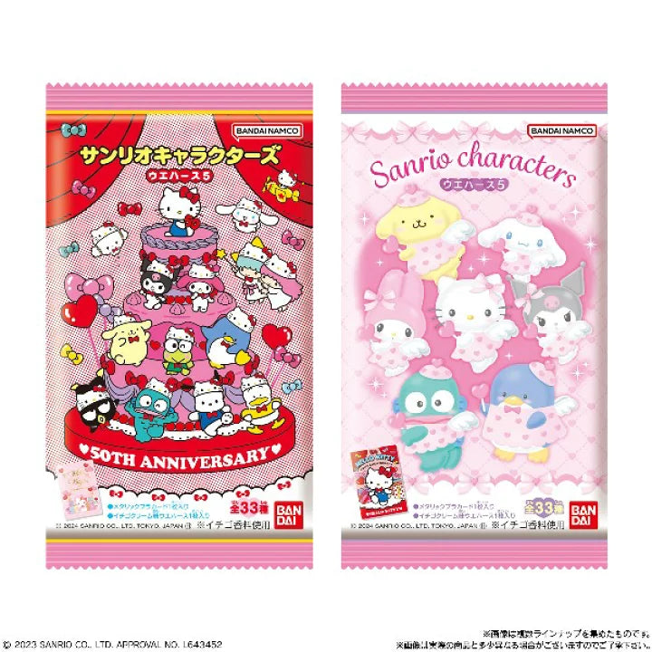 Sanrio Characters Wafer + Collectible Card 50th Anniversary THT 30-11-2024