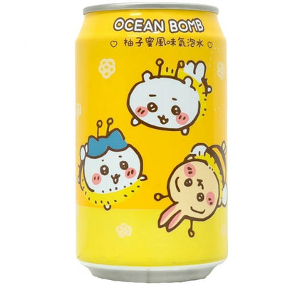 Chiikawa Sparkling Water - Honey Pomelo Flavour - Less Sugar