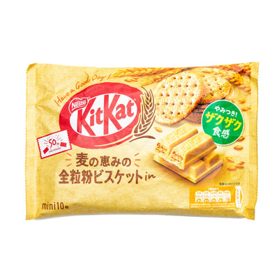 KitKat mini Whole Grain Biscuit - zak 10stuks