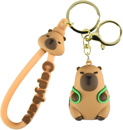 Kawaii Capibara Rubber Key Chain - Pick One