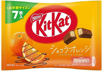 Kawaii Sale 🧡👑 KitKat Mini Chocolate Orange - Zak 7 Stuks THT 31-7-2024