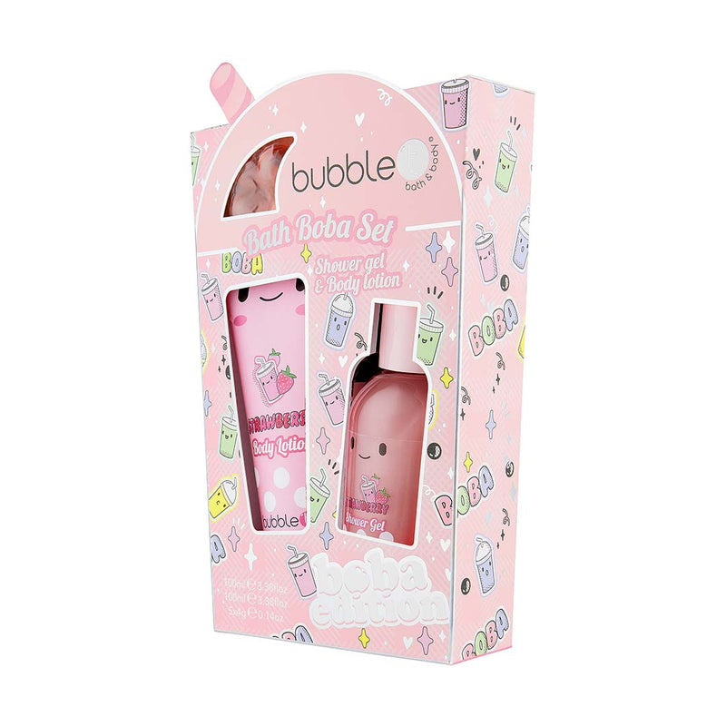 Bubble T Bath & Shower Boba Set - Set van 3