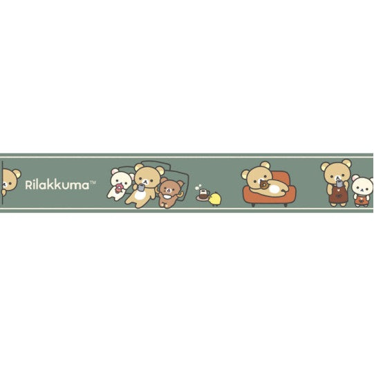 Rilakkuma Washi Tape - Home Cafe