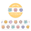 Washi Tape - Doggie Dots - Little Lefty Lou