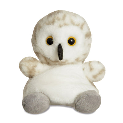 Snowflake Snowy Owl Palm Pal Plush - 13 cm