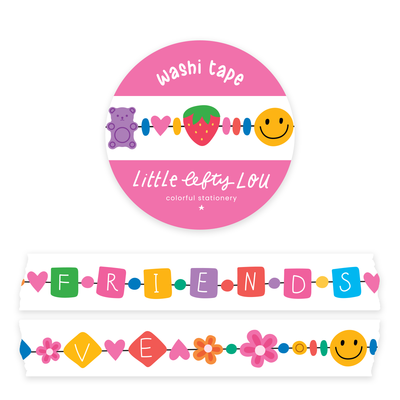 Washi Tape - BFF Friends Smiley Strawberry