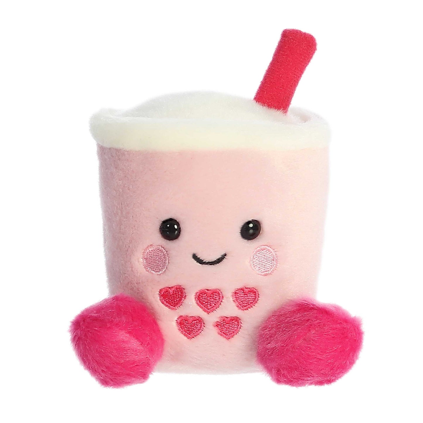 Tangy Heart Boba Palm Pal Plush - 13 cm