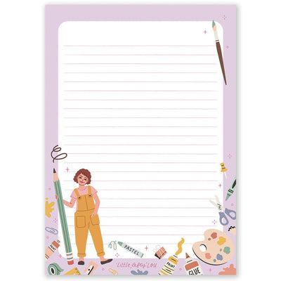 A5 Notepad - Artist (dubbelzijdig)