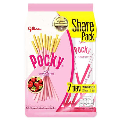 Pocky - Strawberry - Share Pack