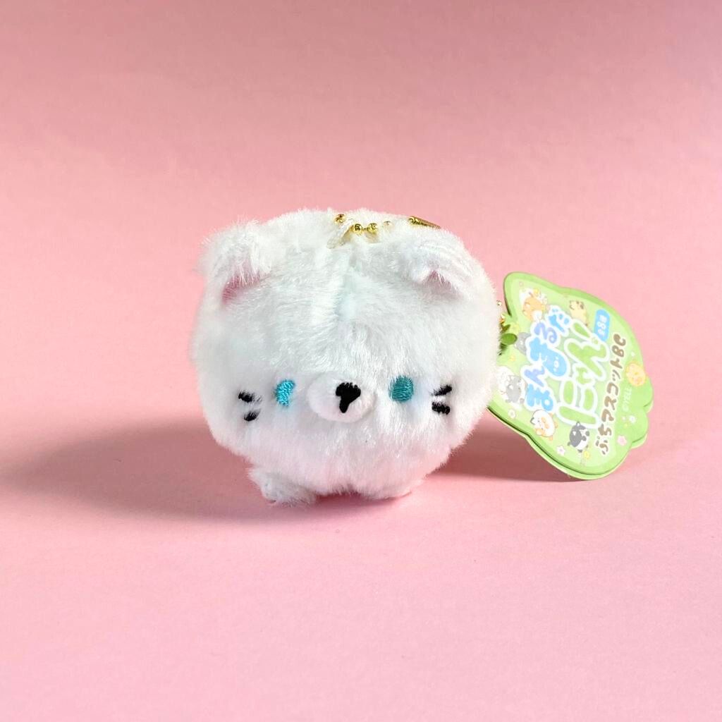 Round Woolly Cat Plush - Kies je kleur
