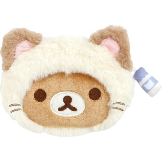 Rilakkuma Plush Coin Purse - Cat Public Bathhouse