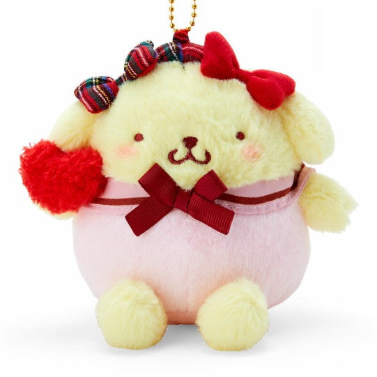 Sanrio Keychain Plush Ribbon Love - Pompompurin