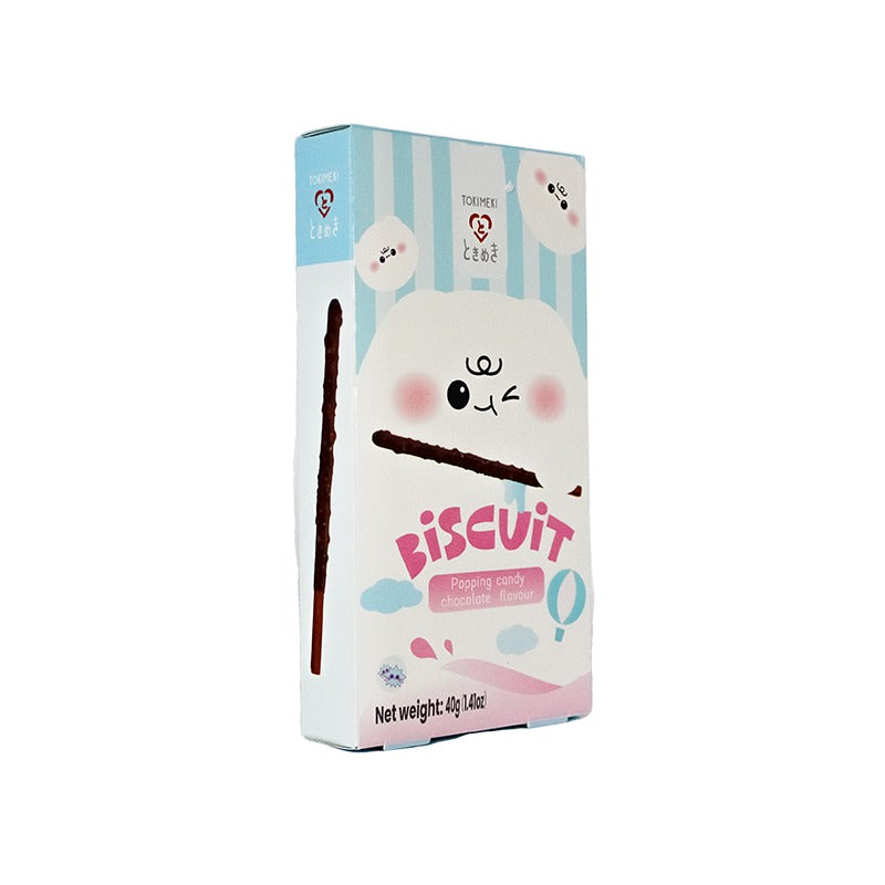 Tokimeki Biscuit Sticks - Popping Candy Chocolate