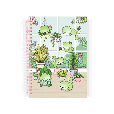 Stickerbook A5 - Cactus Cats - CutieSquad