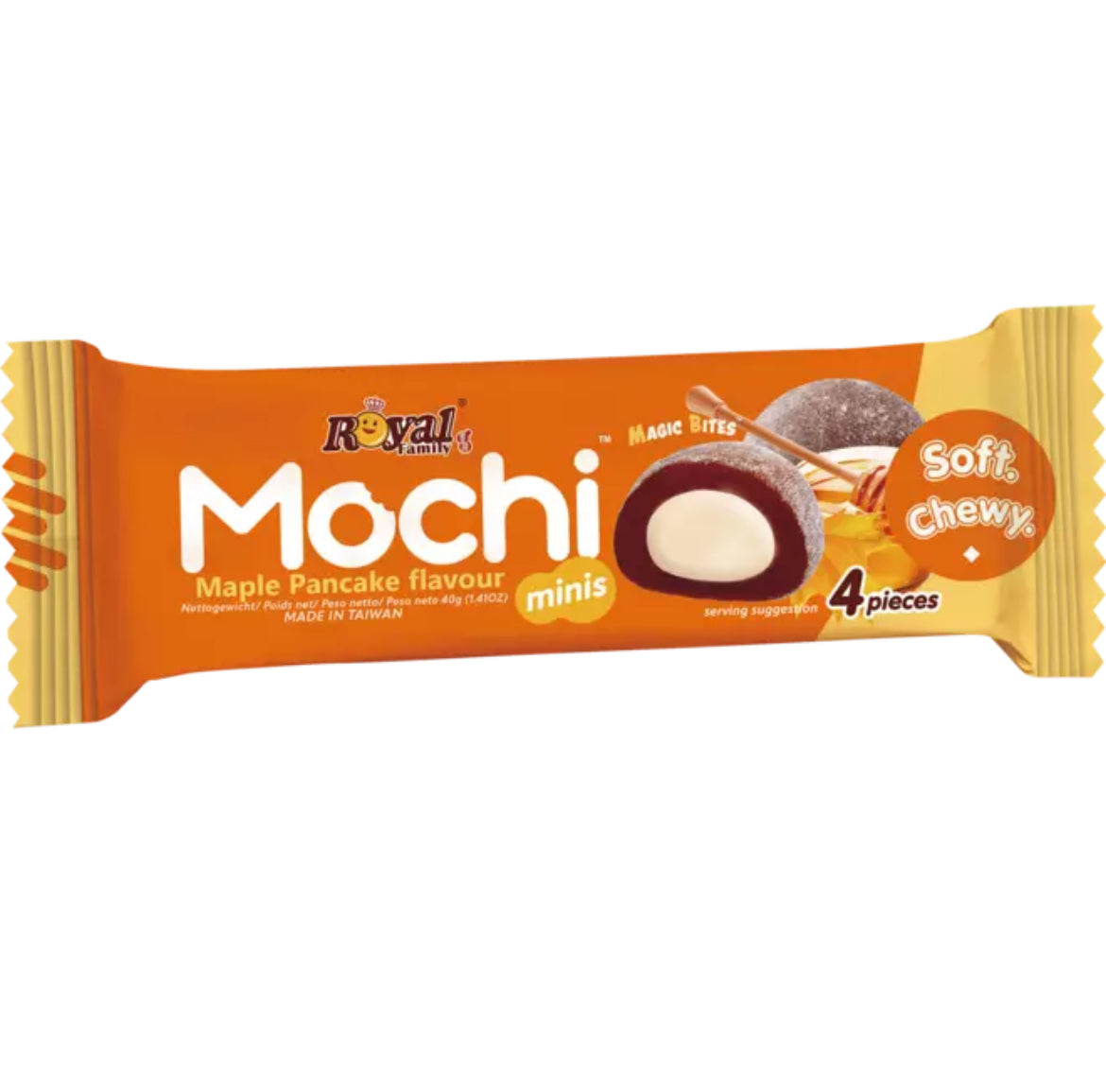 Mochi mini snackpack - Maple Pancake (4 mini mochi's)