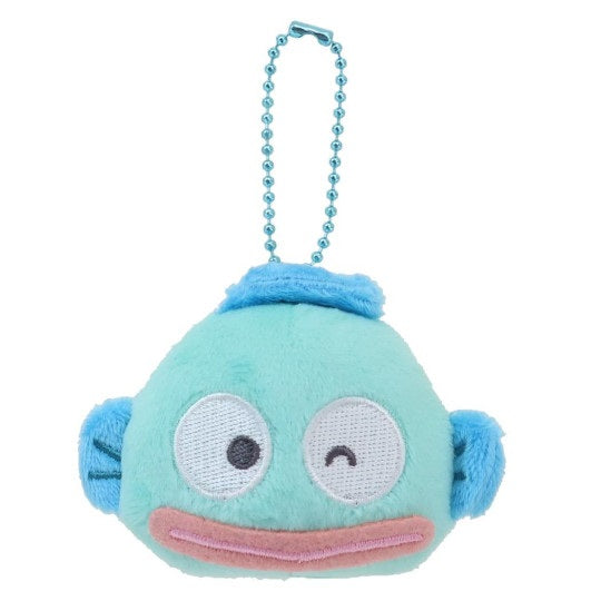 Sanrio Magnet Plush Keychain - Hangyodon - Wink