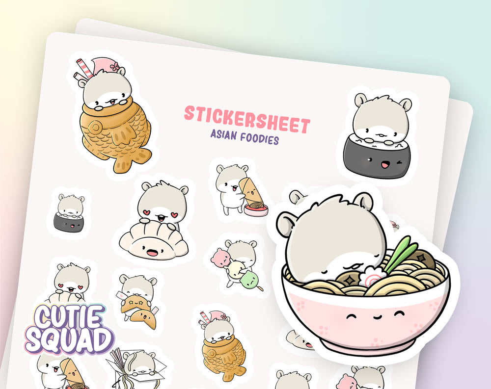 Stickervel - Asian Foodies - CutieSquad