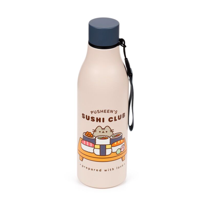 Drinkfles Pusheen Sushi Club - (RVS) 500ml