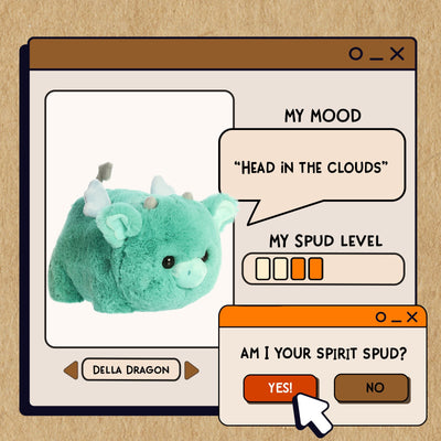 Spudsters Medium Plush - Della Dragon