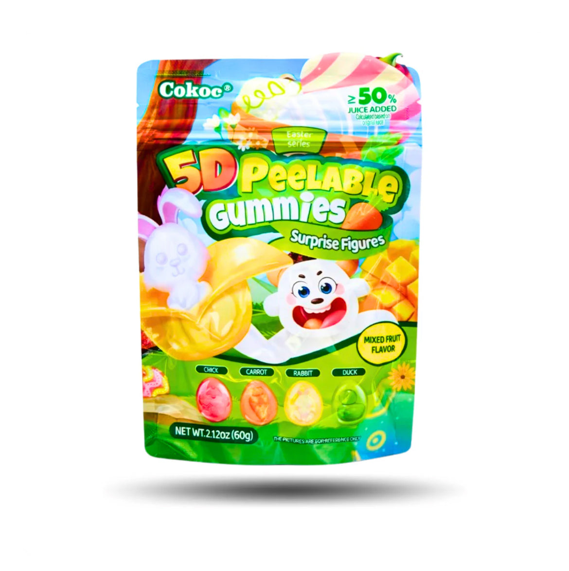 Peeling Soft Candy - Mixed Fruit Flavor - Easter Edition