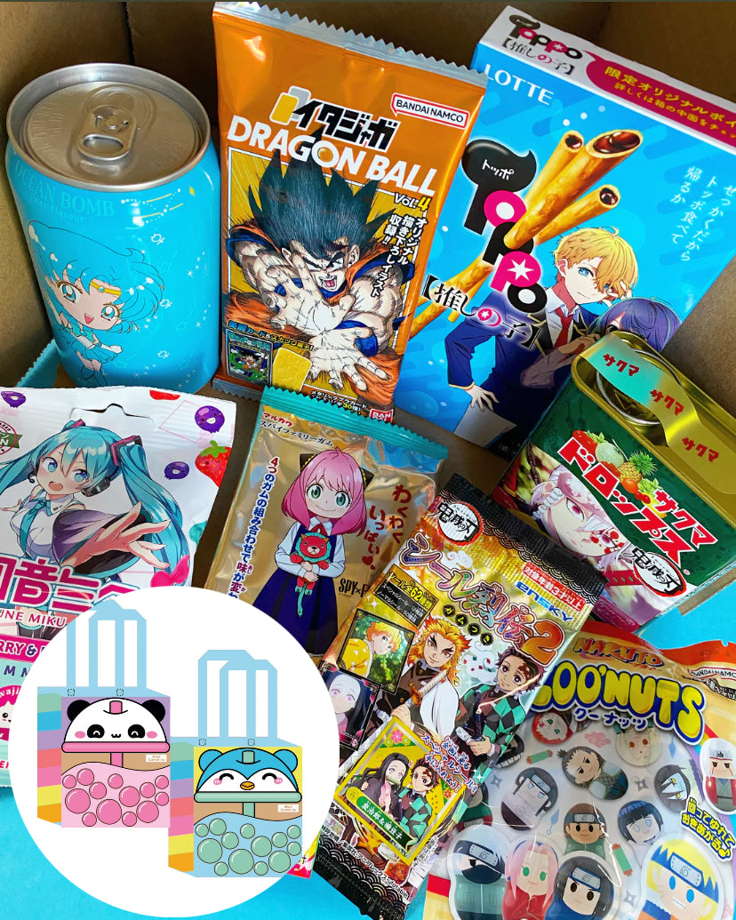 Anime Themed Snack Bundle 🌸 9 items