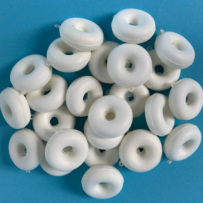 25 Stuks - Deco Squishy Round Donut Small 5 cm - DIY Squishy!