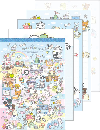 Memoblok Groot - San-X Town - Blue