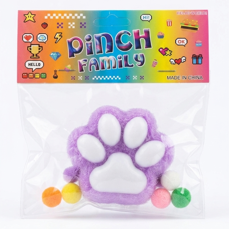 Taba Squishy Cat Paw - Kies je kleur