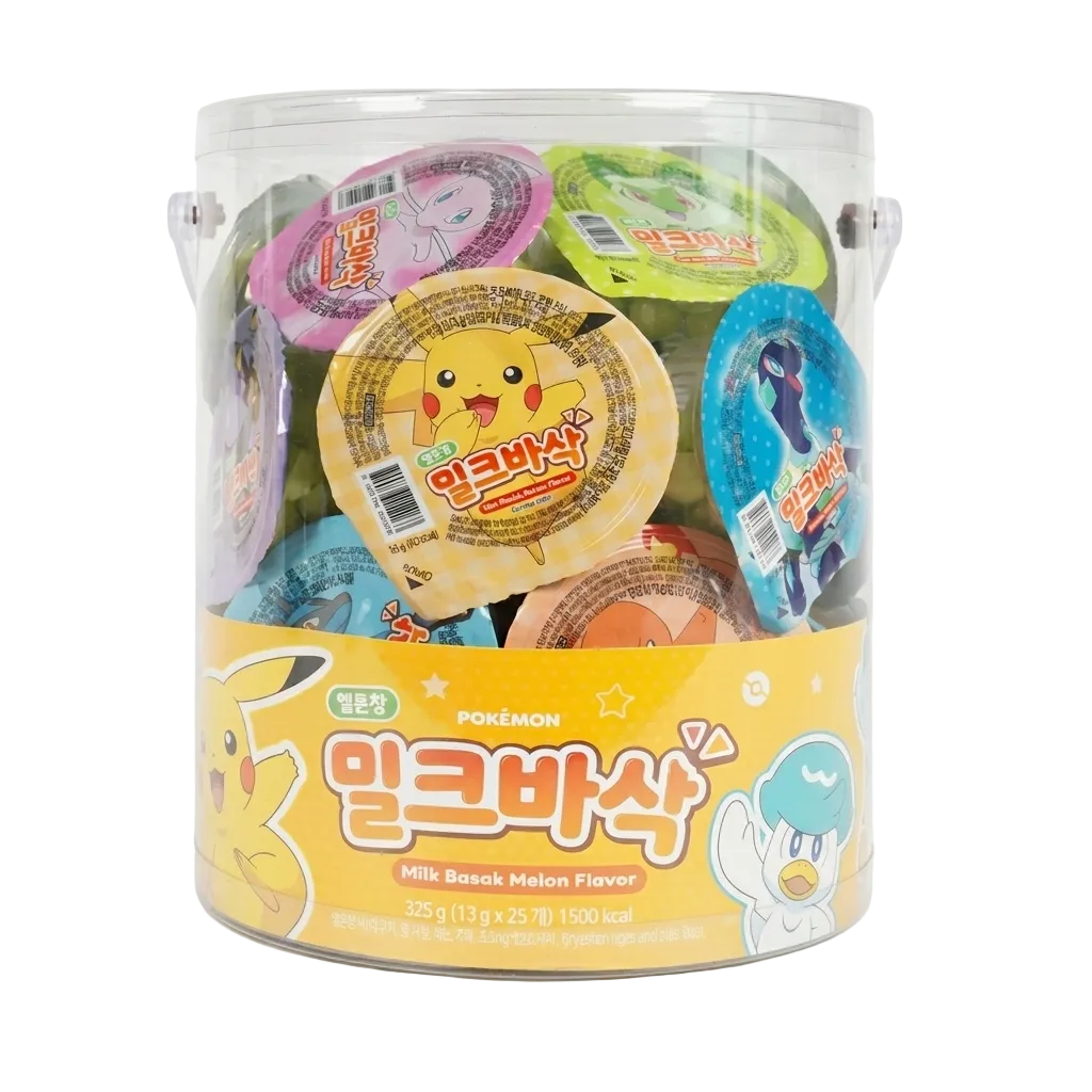 Pokémon Crispy Melon Milk Balls - 25 PCS Uitdeelverpakking