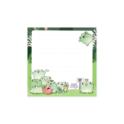Mini Sticky Notes - Frog Festival - CutieSquad