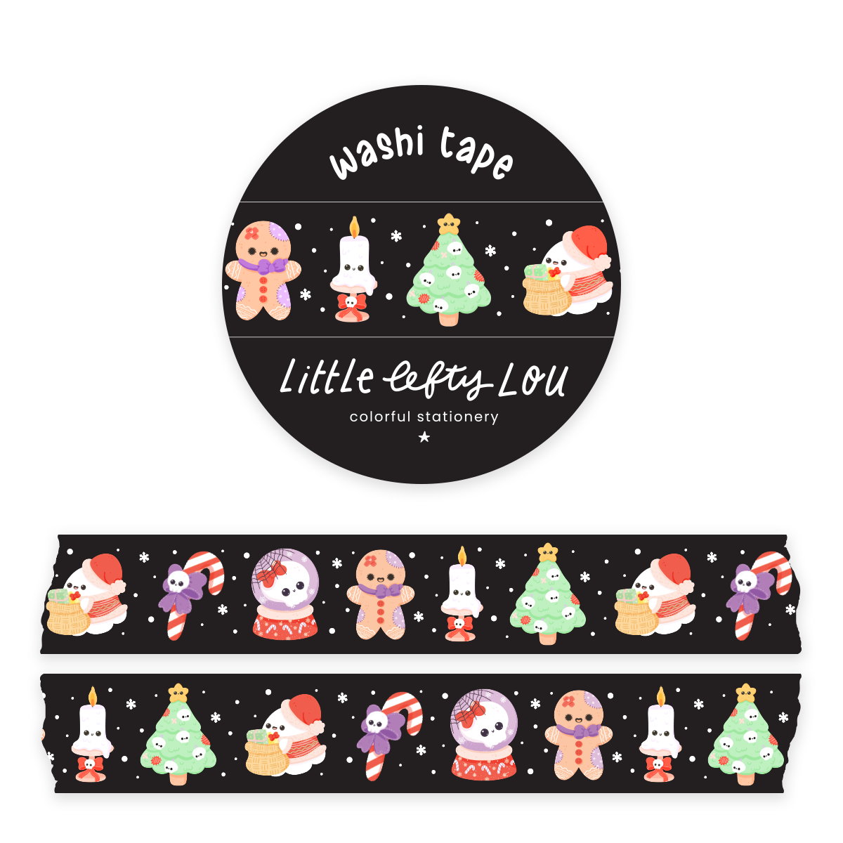 Washi Tape - Spooky Christmas