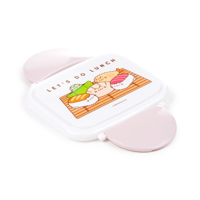 2 laags Lunchbox + Bestek - Pusheen Sushi Club
