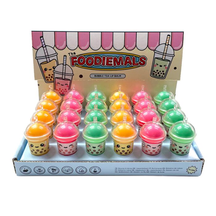 Foodiemals Lip Balm - Bubble Tea - Kies je design