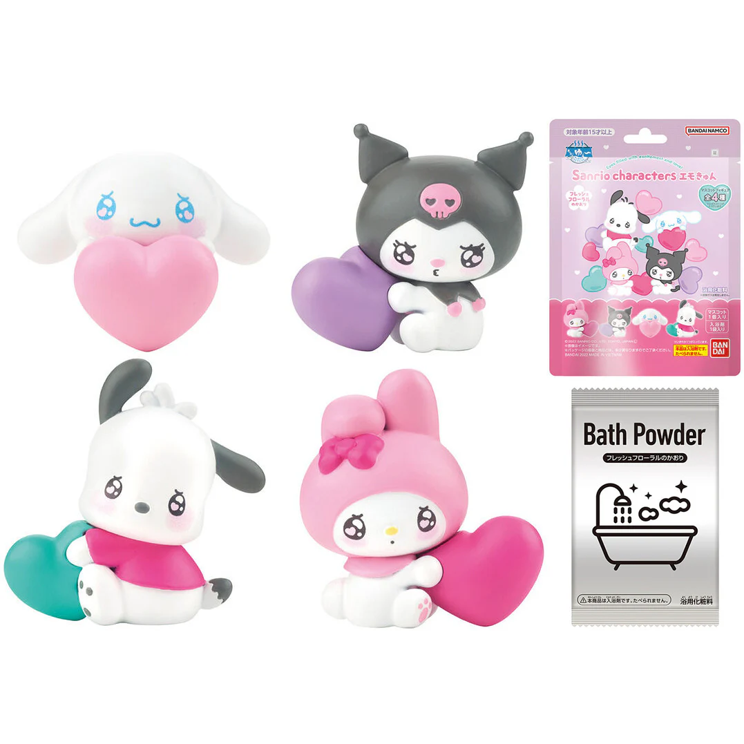 Sanrio Characters Bath Salts + Figure