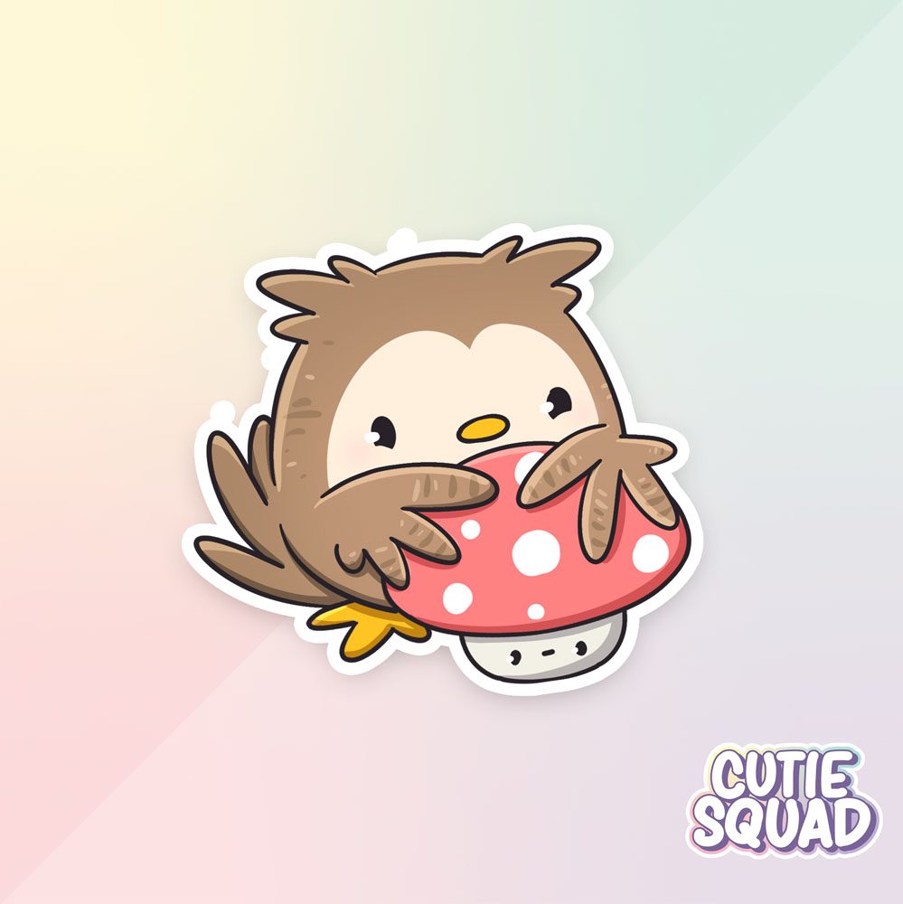 Stickerset - Owlbert - CutieSquad