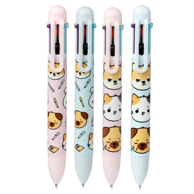 Adoramals Pets Multi Colour Pen - 6 kleuren - Laatste stuks!