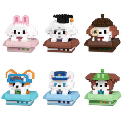 Mini Bricks - Dogs in Boxes - Kies je favoriet