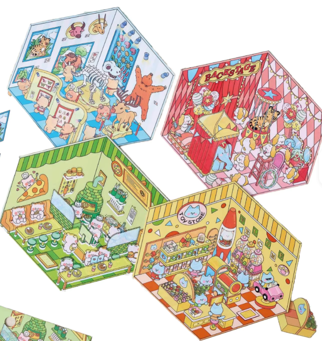 Sce Sticker BYO Kawaii Sticker World - Rainbow Colors (Pick One) - DIY Sticker Sce ...