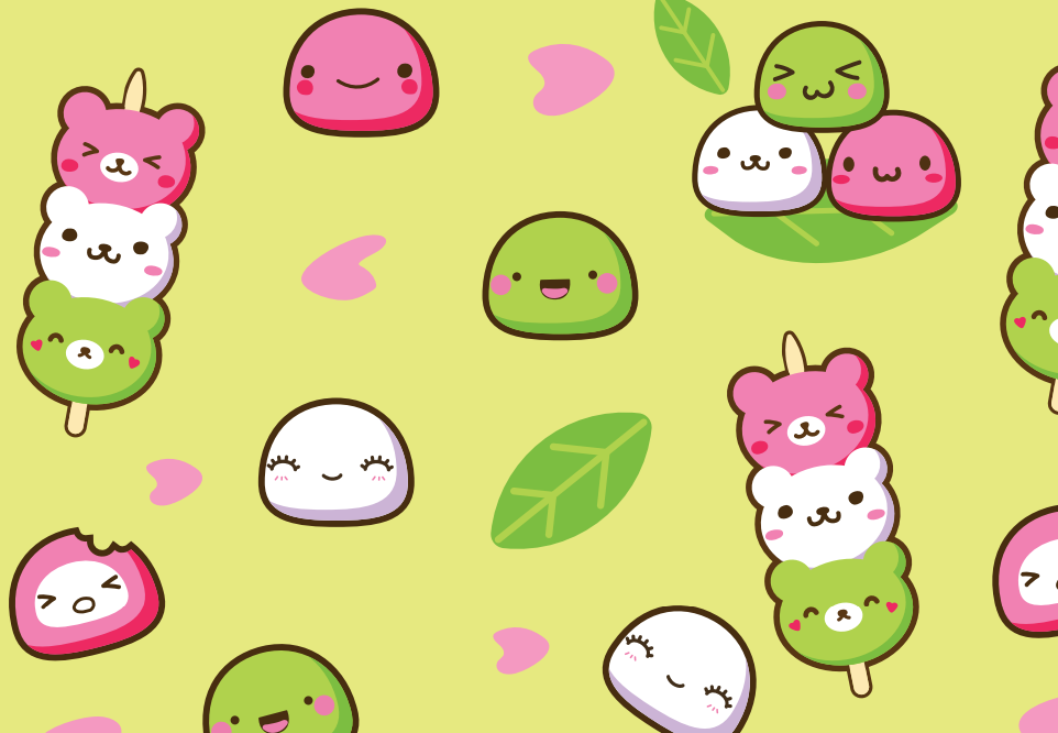 MostCutest.nl Foldable Shopper - Mochi & Dango Eco Bag