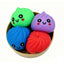 Squishy Dumpling Basket - 4 Mini Squishies