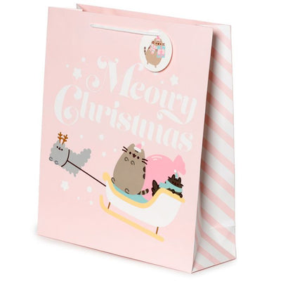 Pusheen Christmas Gift Bag 40x35 cm - Pink