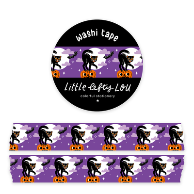 Washi Tape - Black Cats - Little Lefty Lou