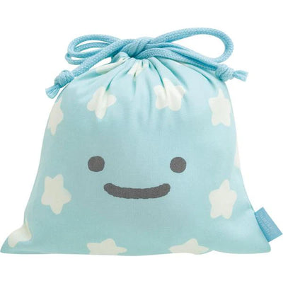 Drawstring Bag - Sumikko Gurashi Shirokuma´s Hometown Theme - Furoshiki Blue