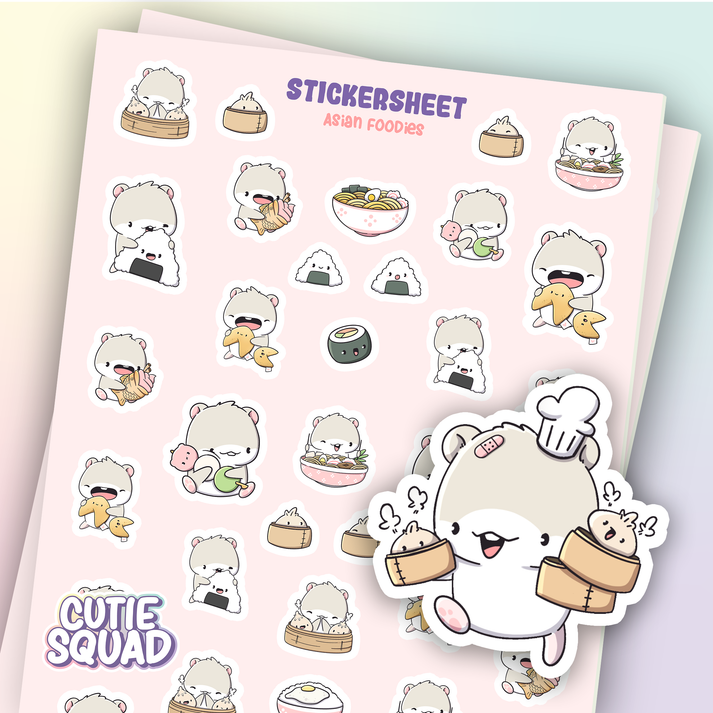 Stickervel - Asian Foodies - CutieSquad